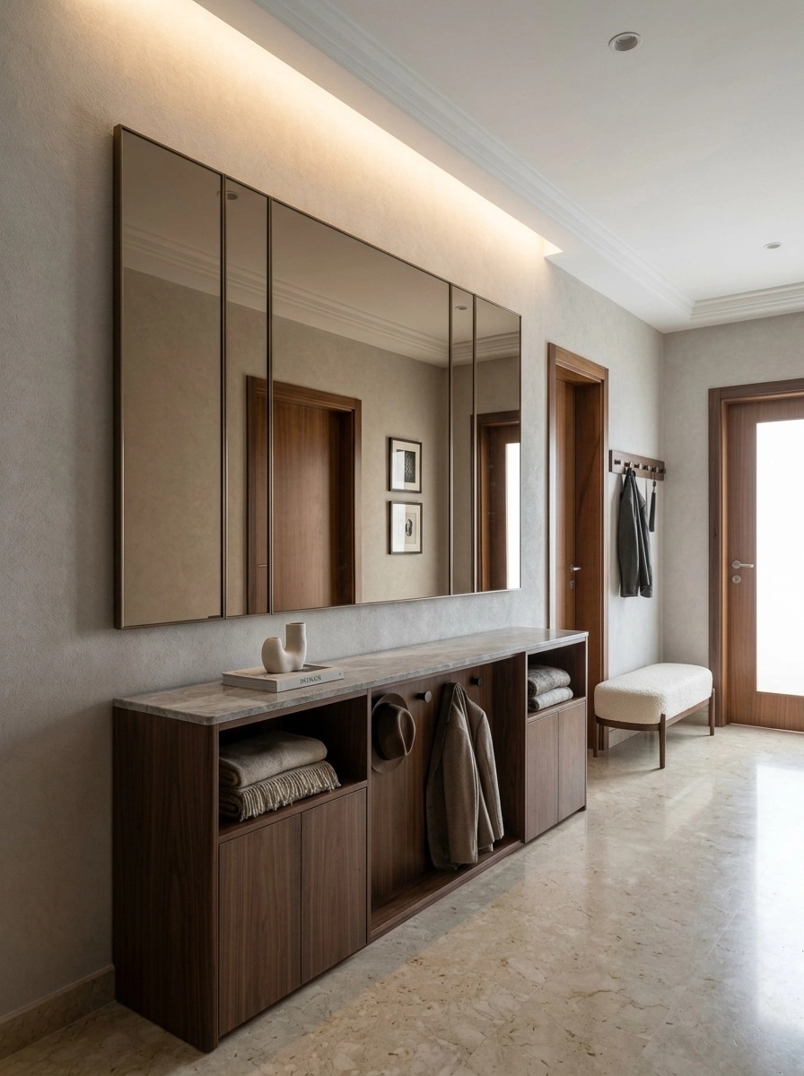 Interior design in Contemporary style — Hallway by GenRoom AI