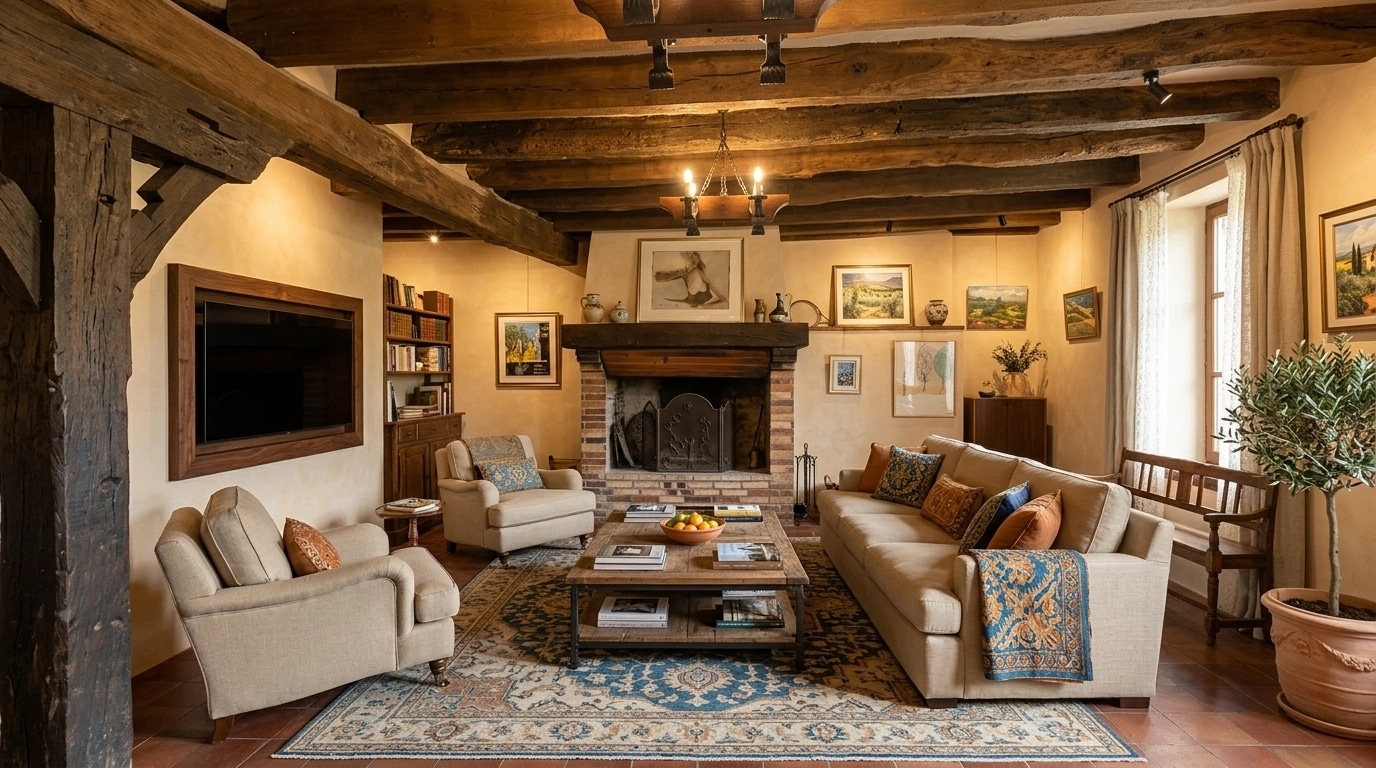 Interior design in Mediterranean style — Living Room by GenRoom AI