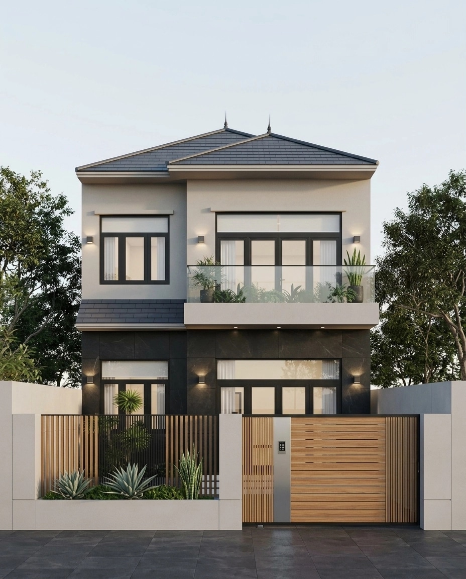 Facade design in Minimalist Facade style — Facade by GenRoom AI