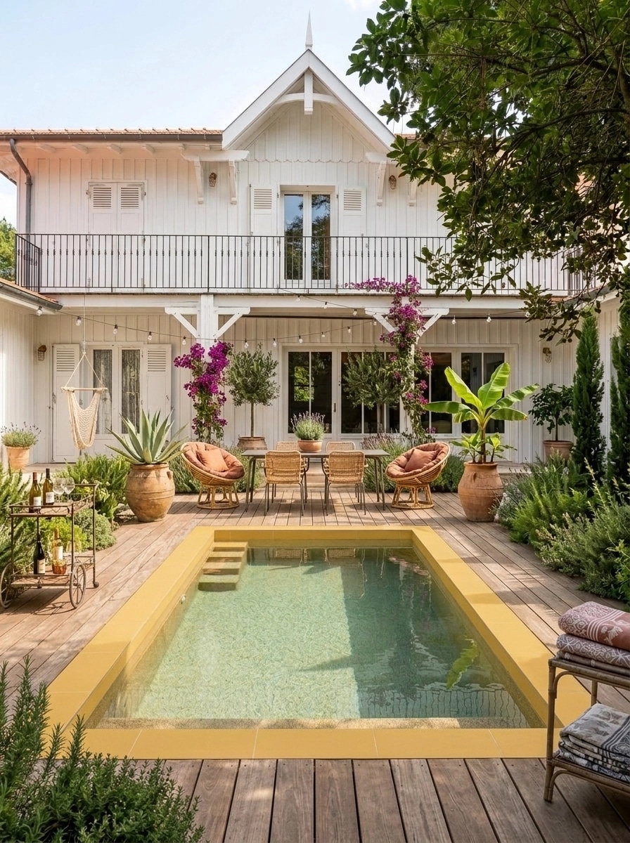 Landscape design in Mediterranean Yard style — Yard by GenRoom AI