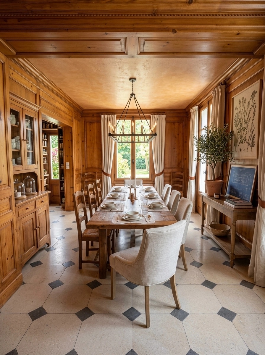 Interior design in Modern Farmhouse style — dining_room by GenRoom AI