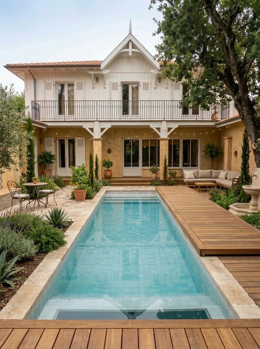 Landscape design in Mediterranean Yard style — Yard by GenRoom AI