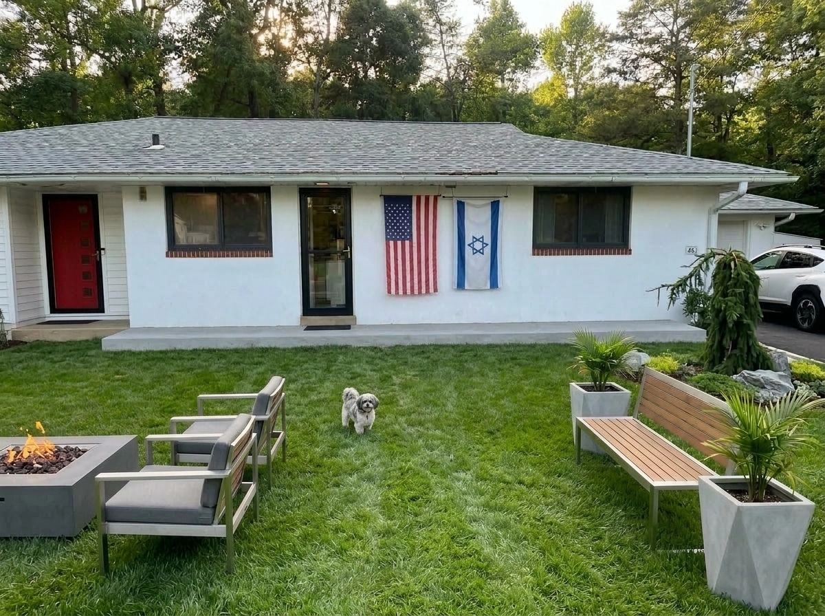 Landscape design in Contemporary Yard style — Yard by GenRoom AI