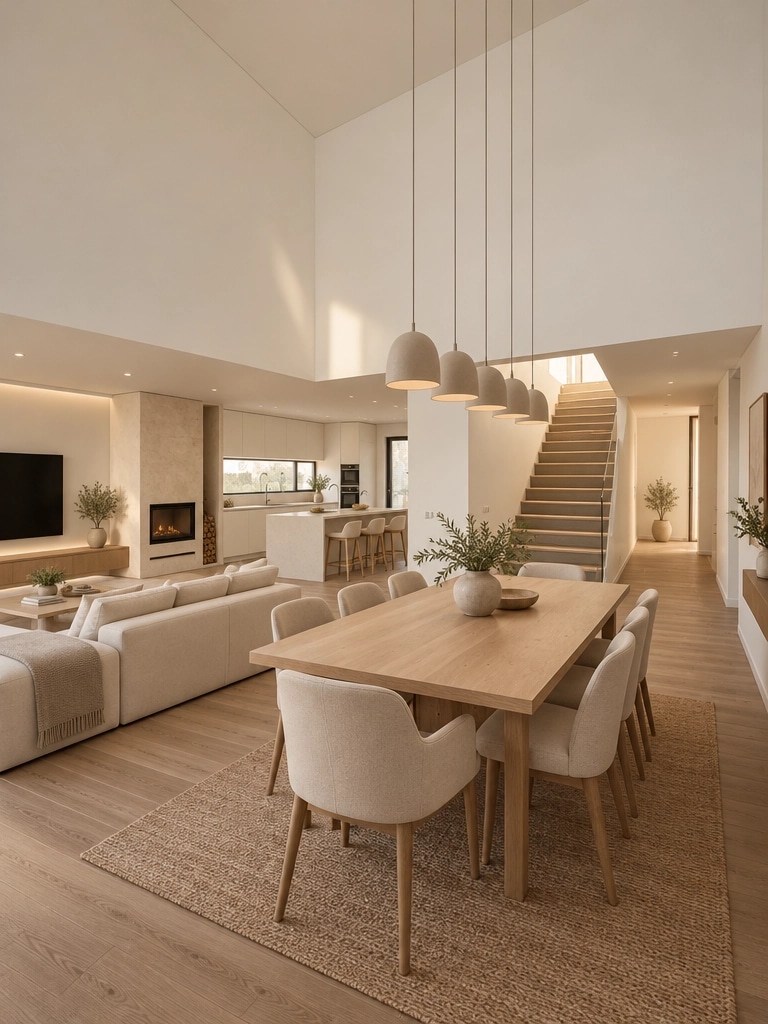 Interior design in Minimalism style — Living Room by GenRoom AI