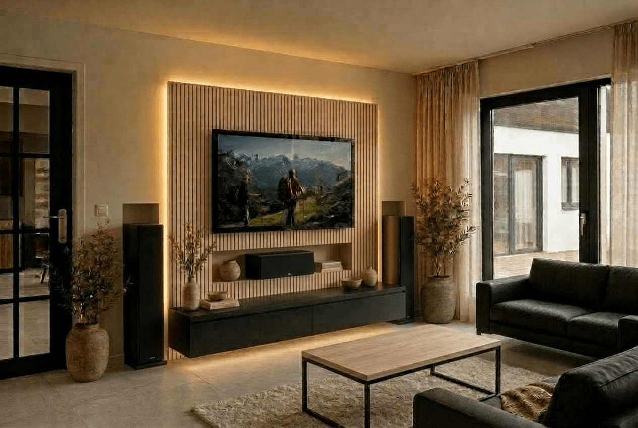 Interior design in Japandi style — Living Room by GenRoom AI