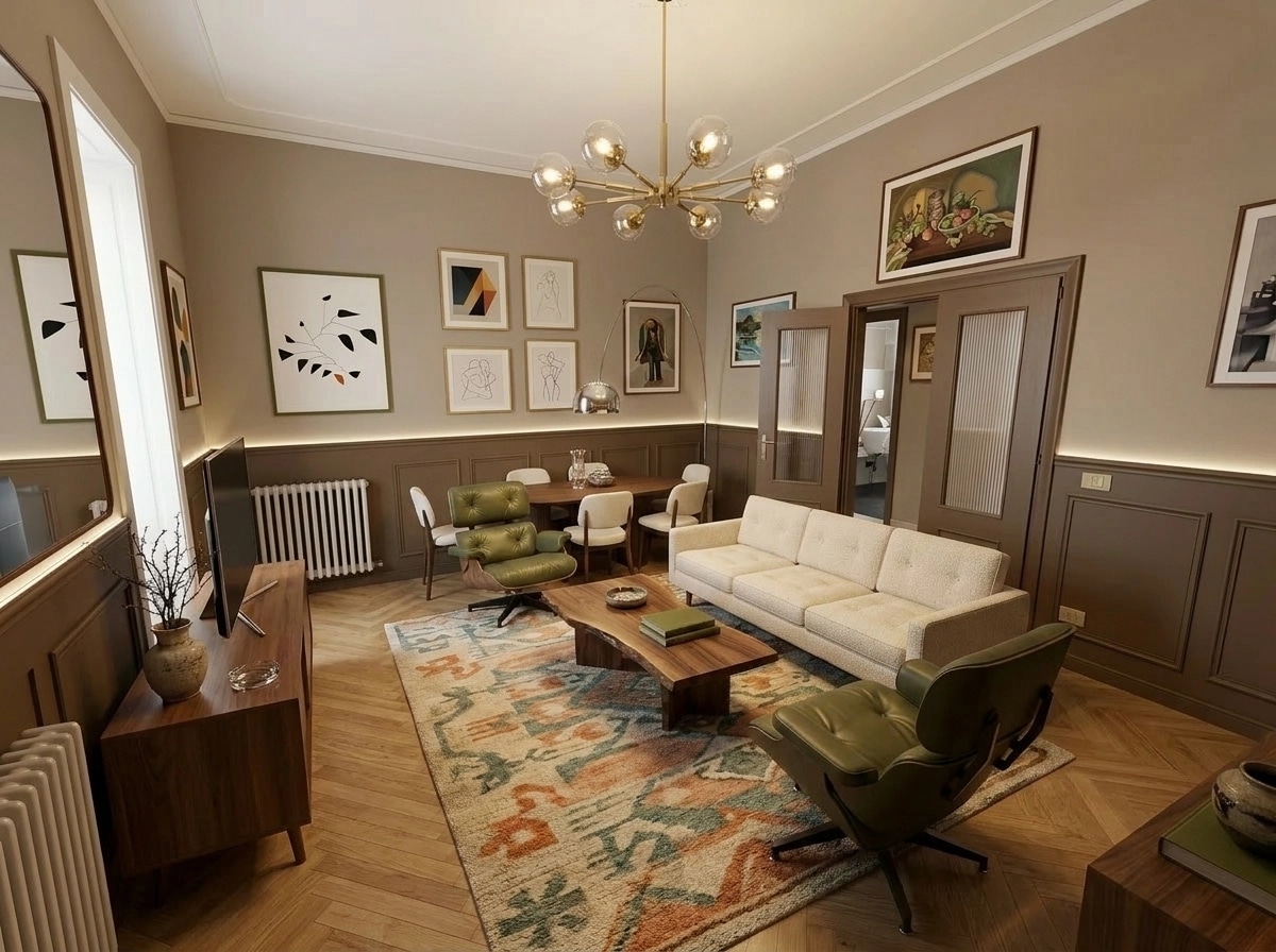 Interior design in Contemporary style — Living Room by GenRoom AI