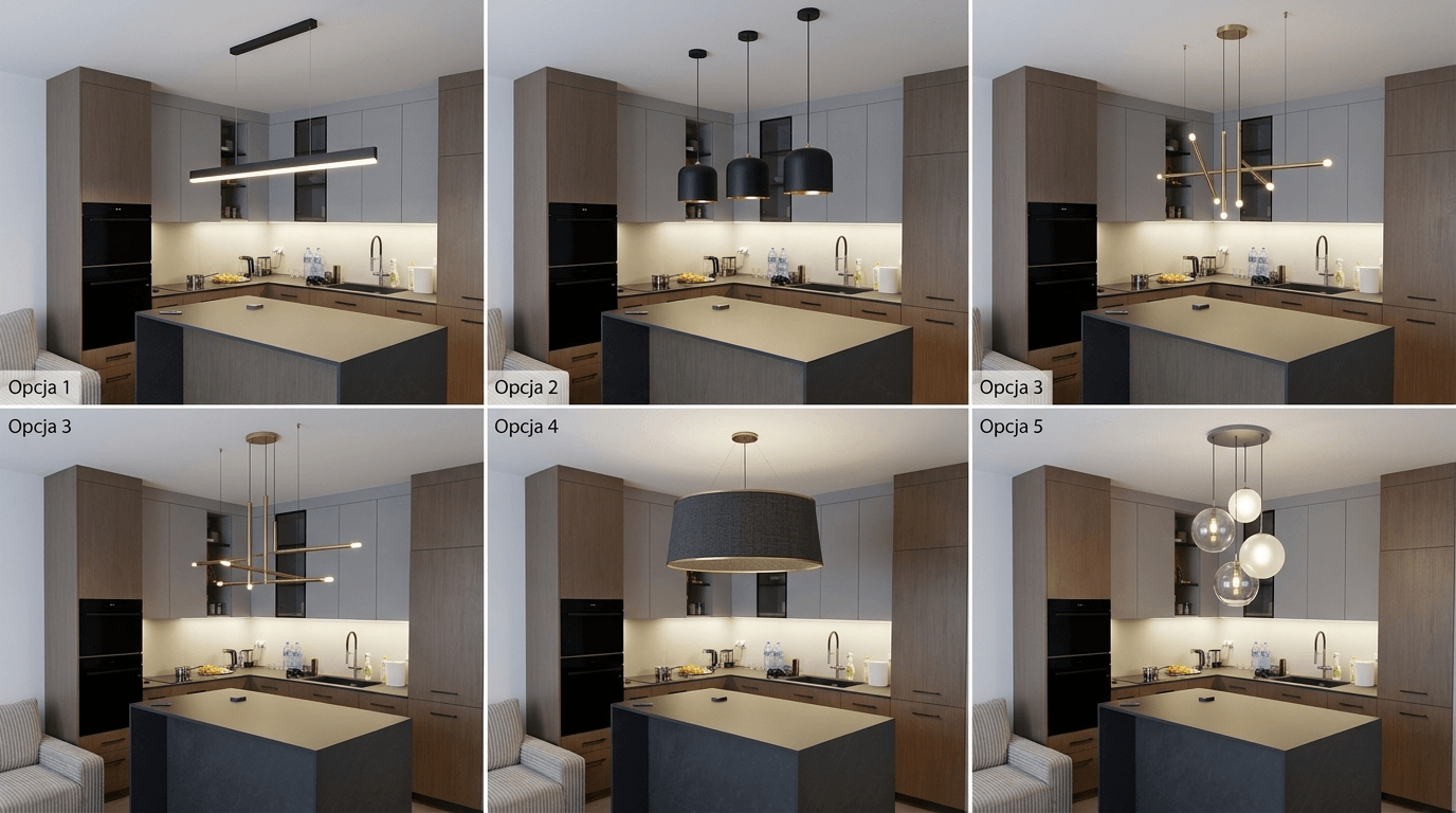 Kitchen interior in no_style style — photo by GenRoom AI