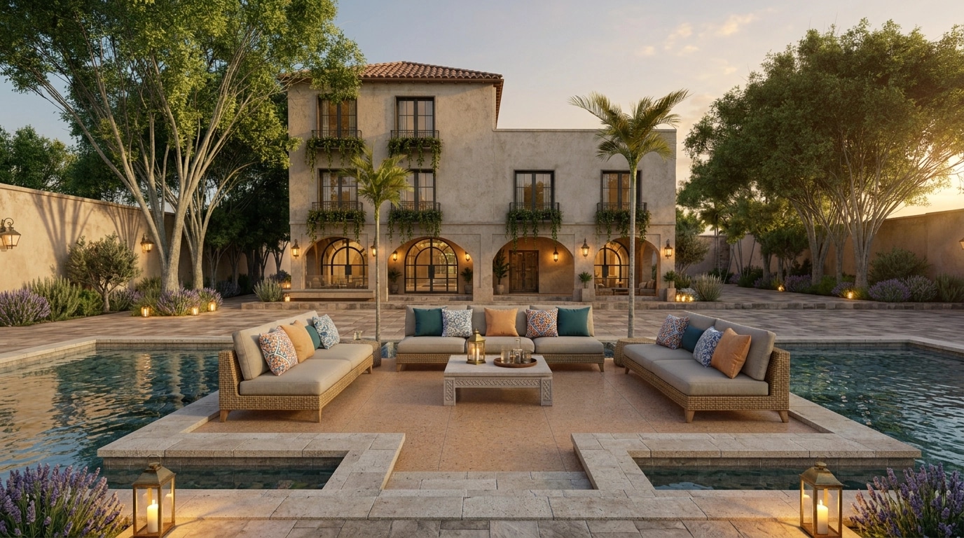 Facade design in Mediterranean Facade style — Facade by GenRoom AI
