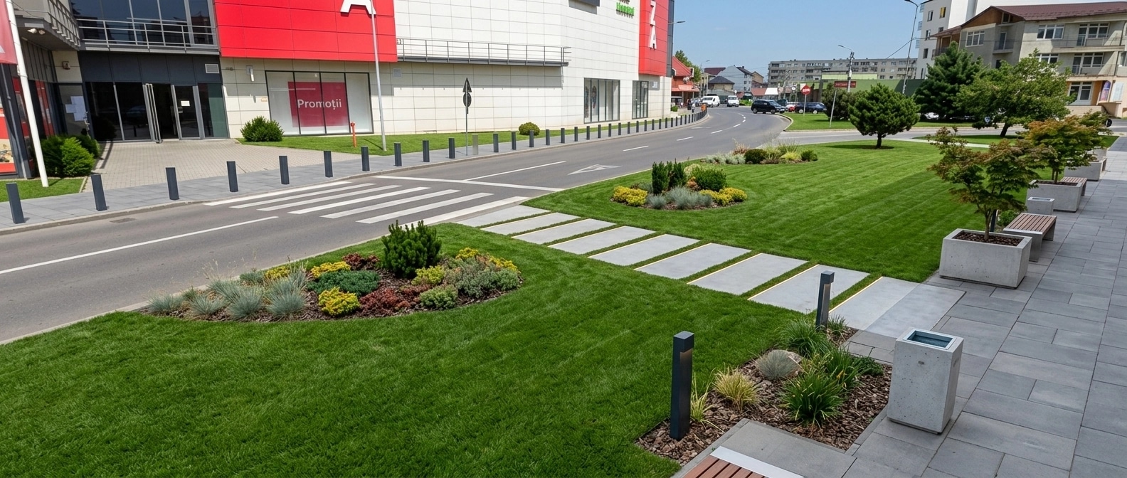Landscape design in Minimalist Yard style — Yard by GenRoom AI