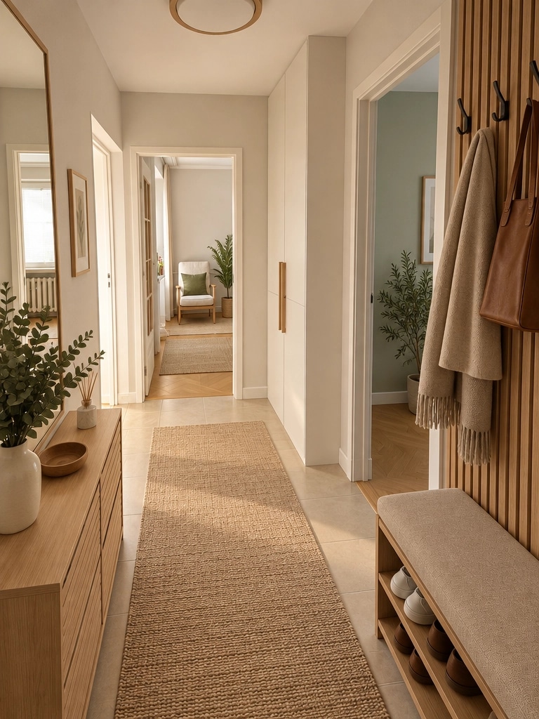 Interior design in Scandinavian style — Hallway by GenRoom AI