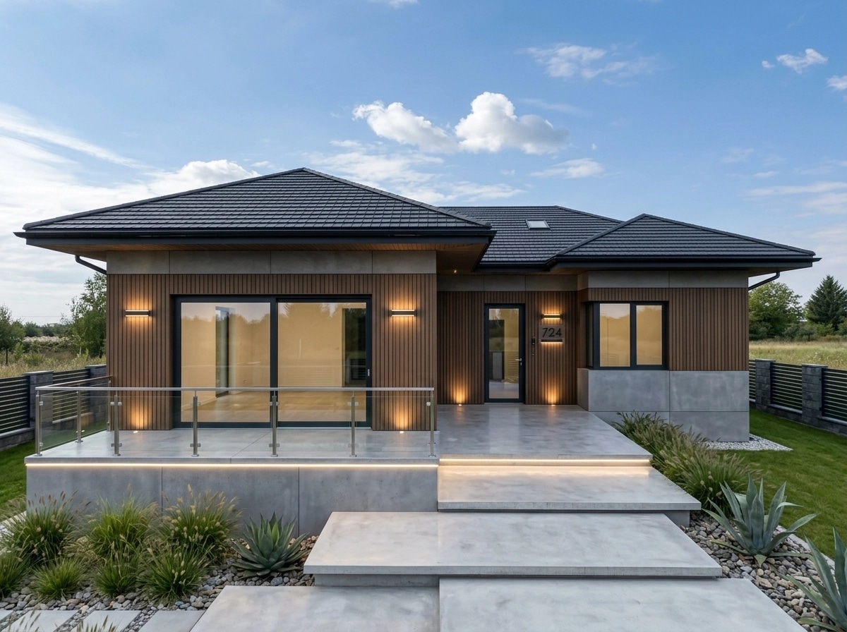 Contemporary Facade Facade design — facade photo by GenRoom AI
