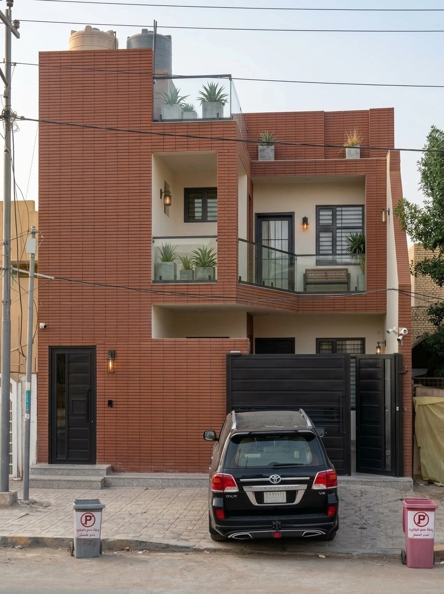 Facade design in Loft Facade style — Facade by GenRoom AI
