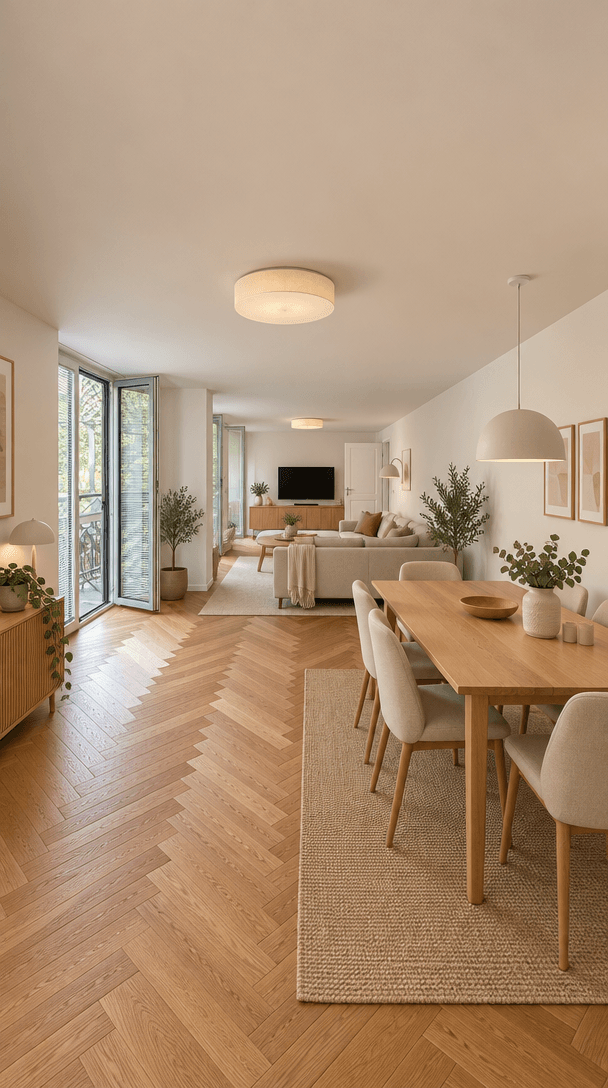 Interior design in Scandinavian style — Living Room by GenRoom AI