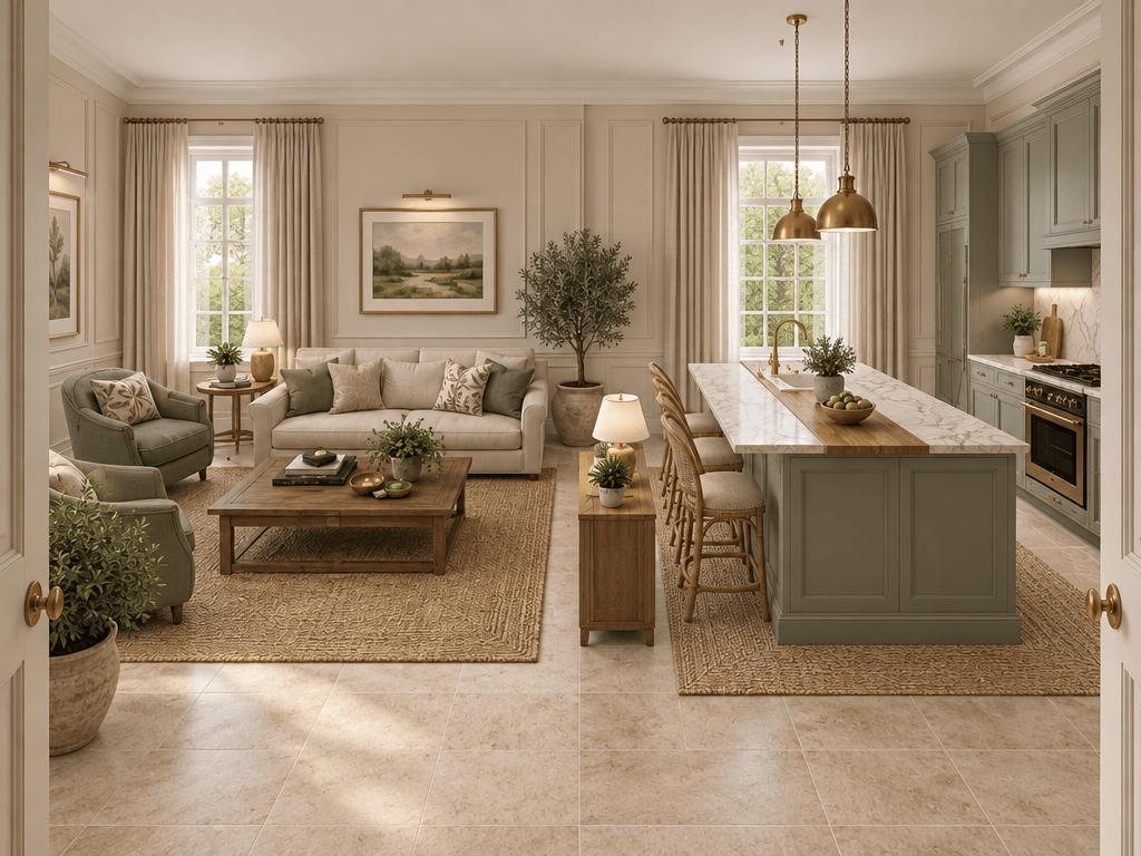 Classic Living Room design — interior photo by GenRoom AI