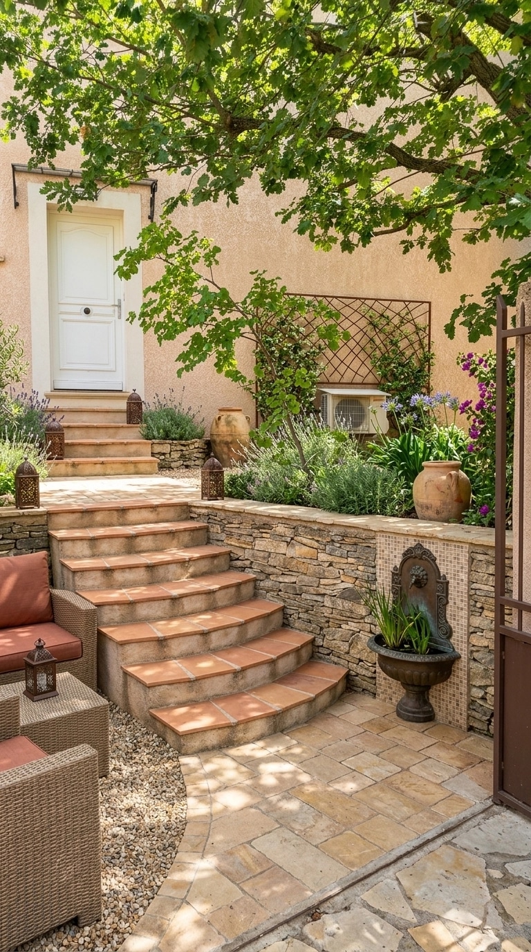 Landscape design in Mediterranean Yard style — Yard by GenRoom AI