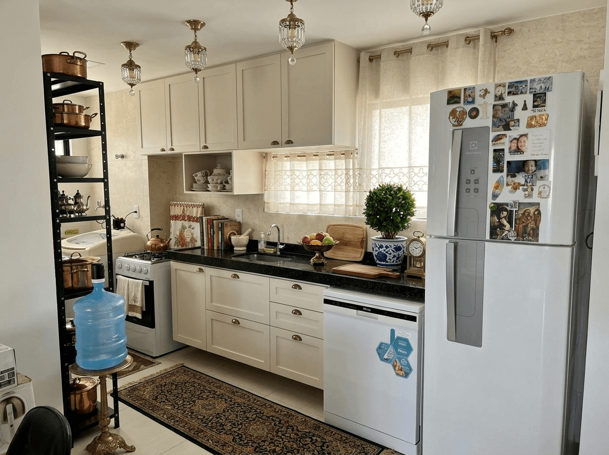 Kitchen interior in Classic style — photo by GenRoom AI