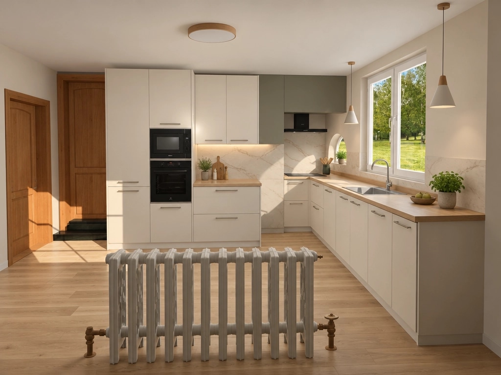 Interior design in Scandinavian style — Kitchen by GenRoom AI