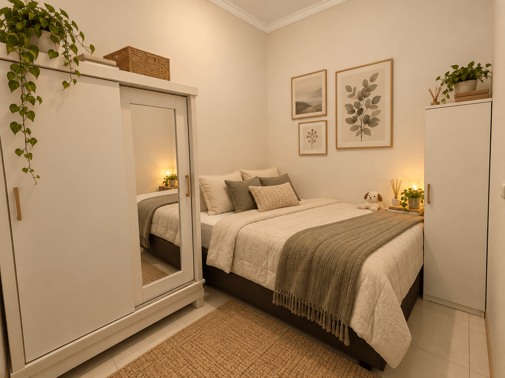 Interior design in Minimalism style — Bedroom by GenRoom AI