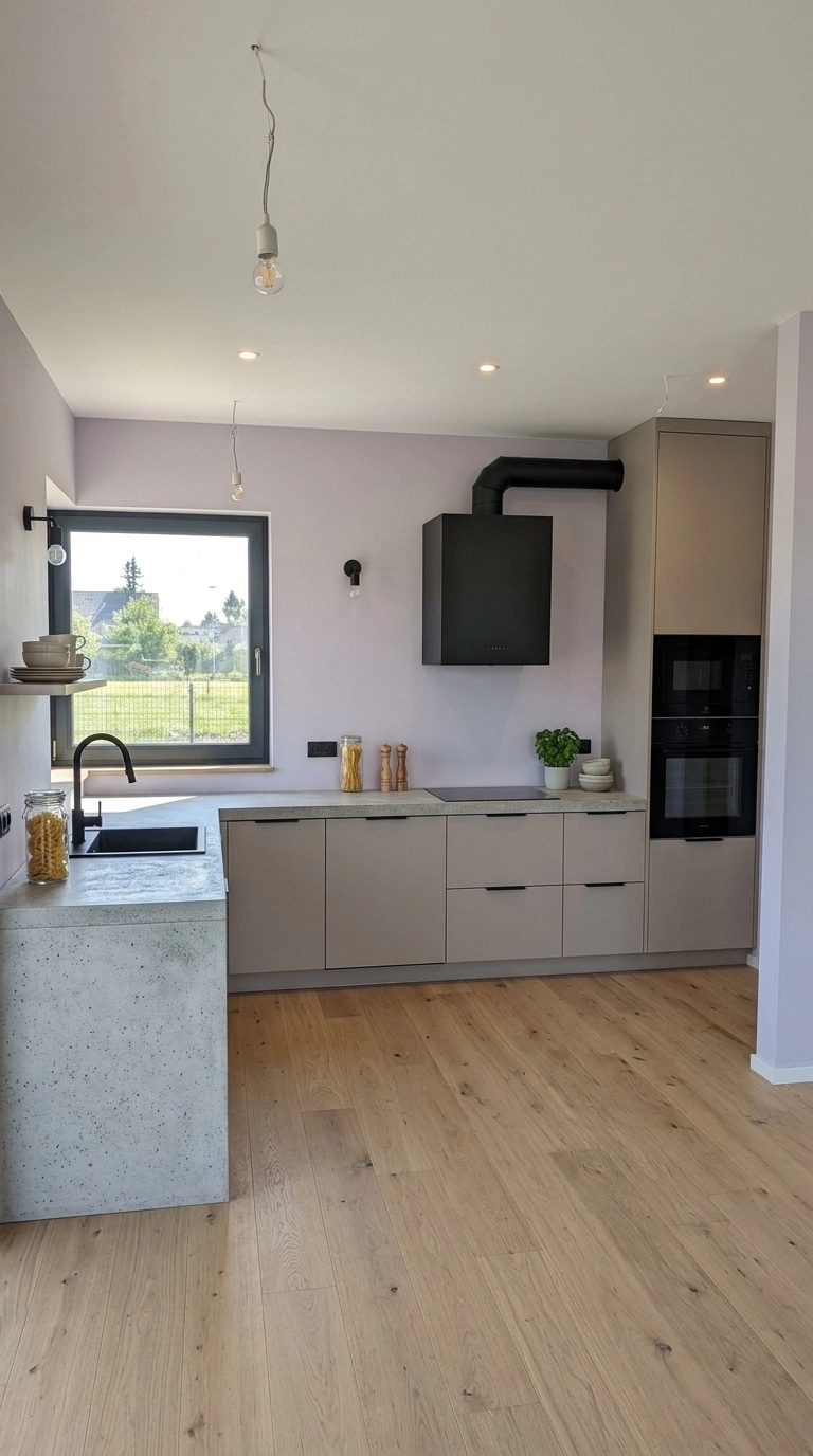 Kitchen interior in Scandinavian style — photo by GenRoom AI