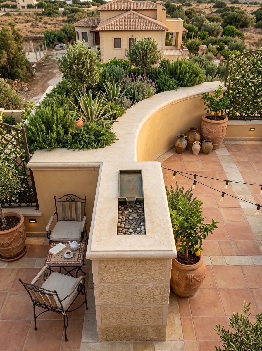 Mediterranean Yard Yard design — yard photo by GenRoom AI