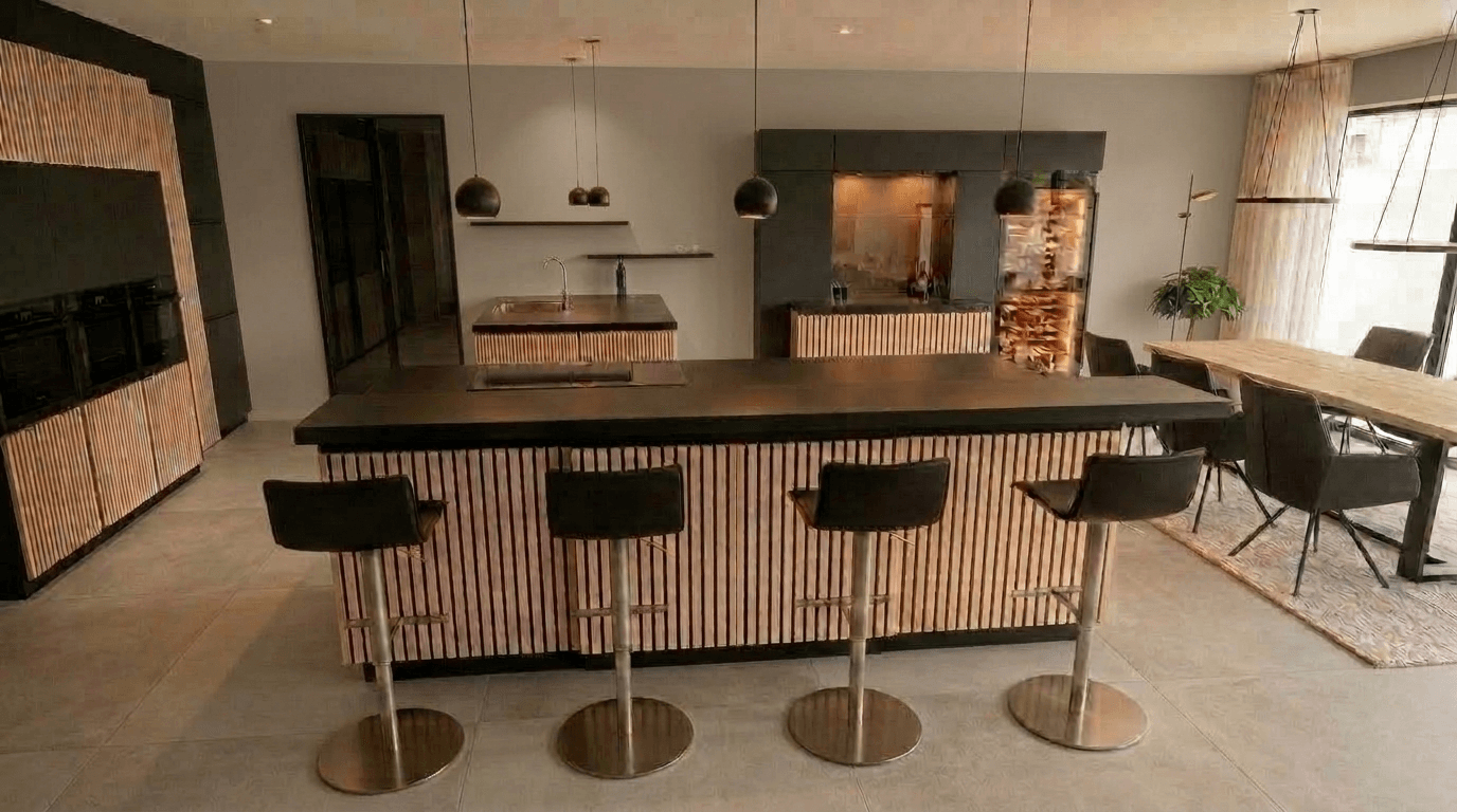 Kitchen interior in no_style style — photo by GenRoom AI