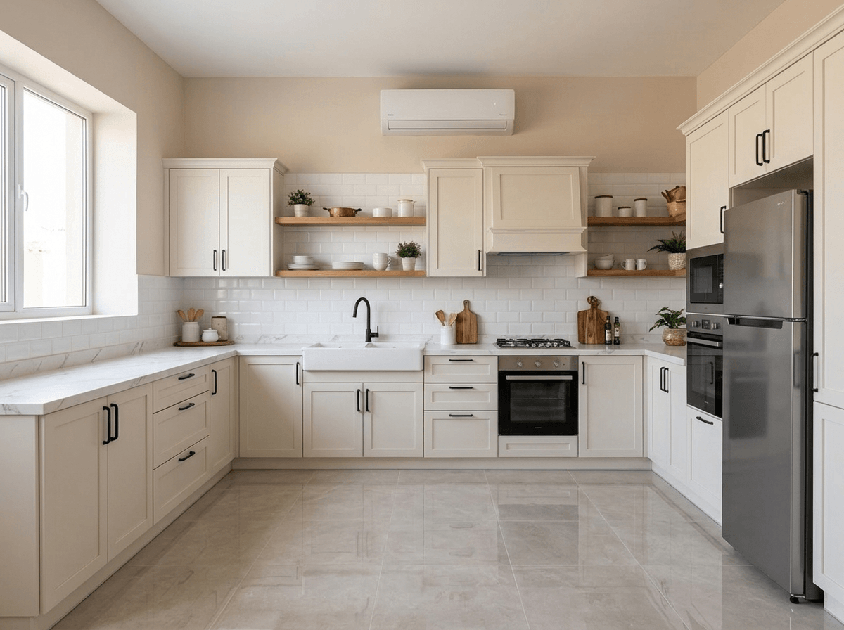Modern Farmhouse Kitchen design — interior photo by GenRoom AI