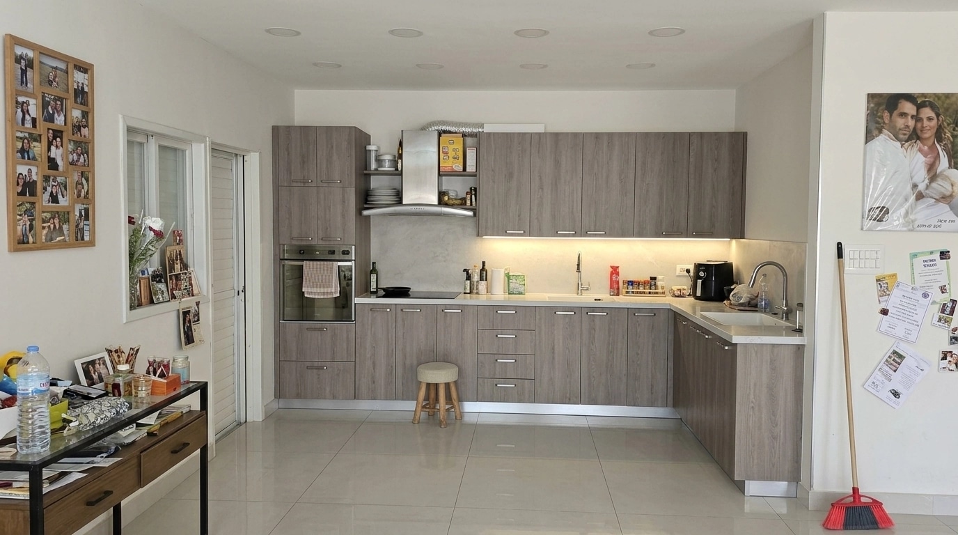 Kitchen interior in Contemporary style — photo by GenRoom AI