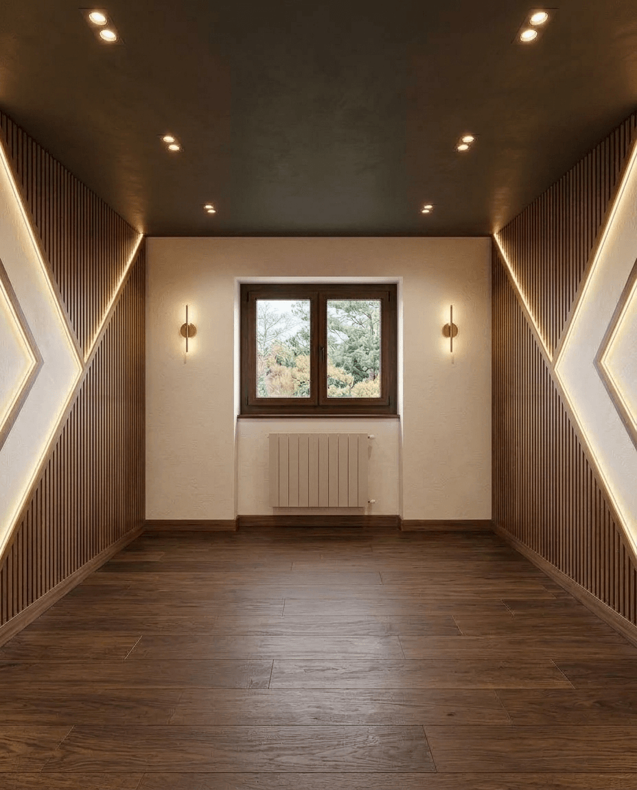 Office interior in Scandinavian style — photo by GenRoom AI