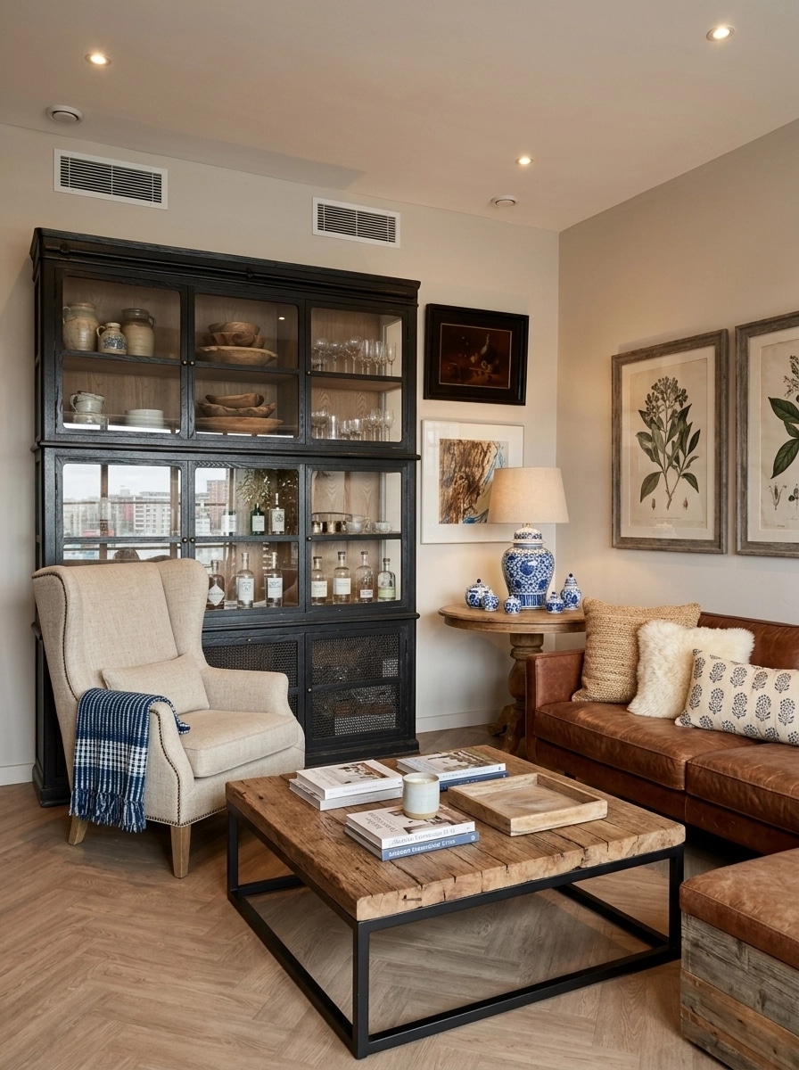 Modern Farmhouse Living Room design — interior photo by GenRoom AI