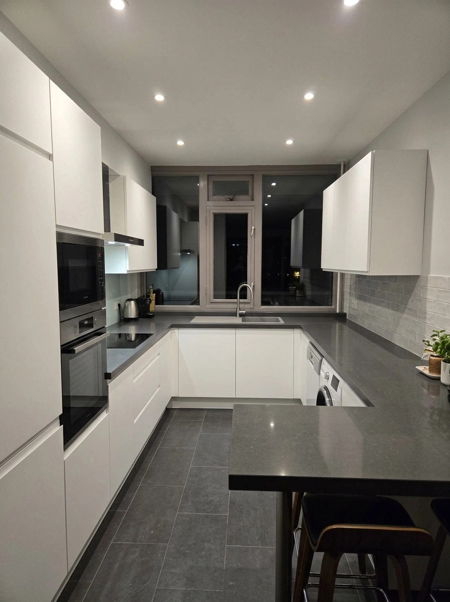 Kitchen interior in no_style style — photo by GenRoom AI