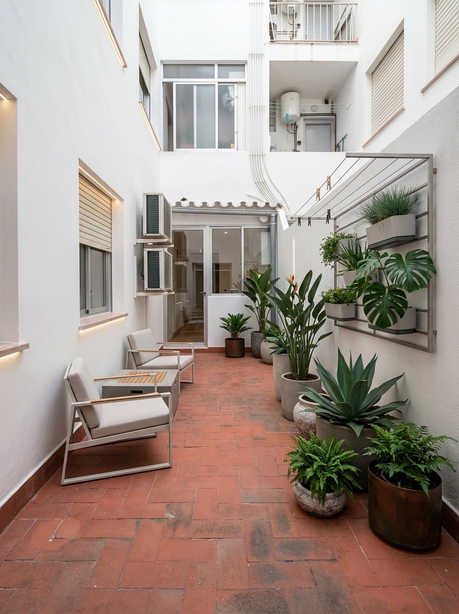 Interior design in Minimalism style — terrace by GenRoom AI