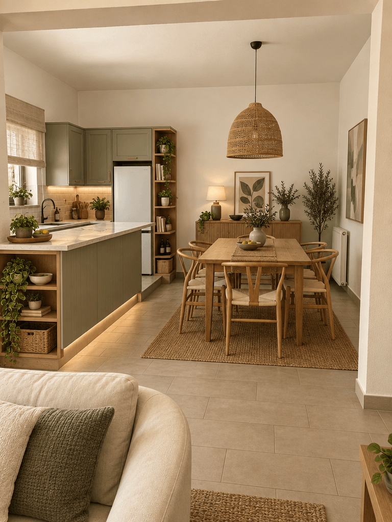 Kitchen interior in no_style style — photo by GenRoom AI