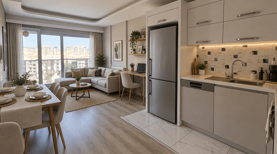 Interior design in Contemporary style — Kitchen by GenRoom AI