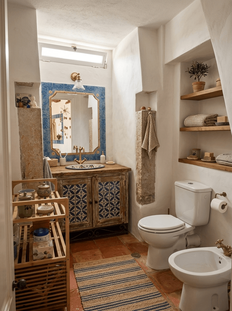 Interior design in Modern Farmhouse style — Bathroom by GenRoom AI