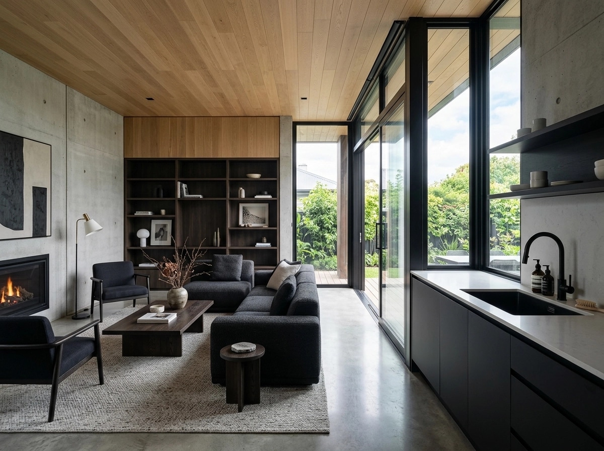 Interior design in Minimalism style — Living Room by GenRoom AI
