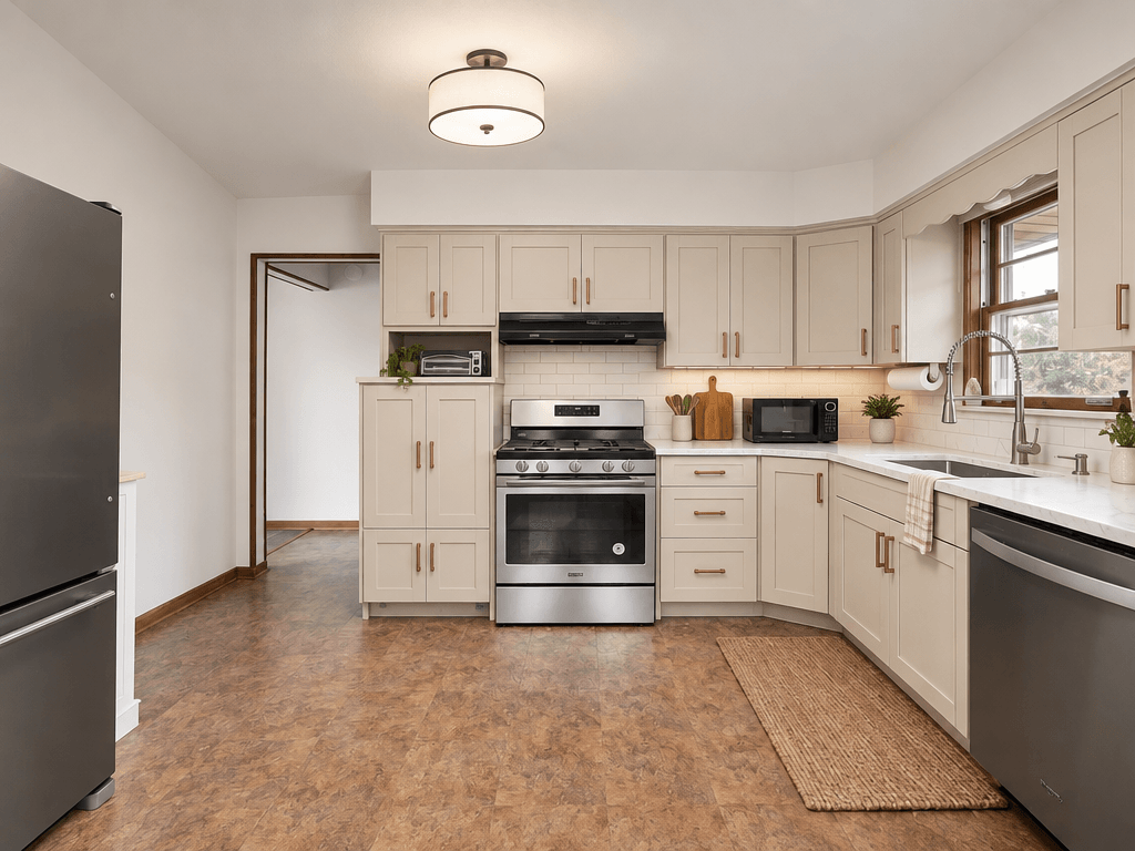 Kitchen interior in no_style style — photo by GenRoom AI