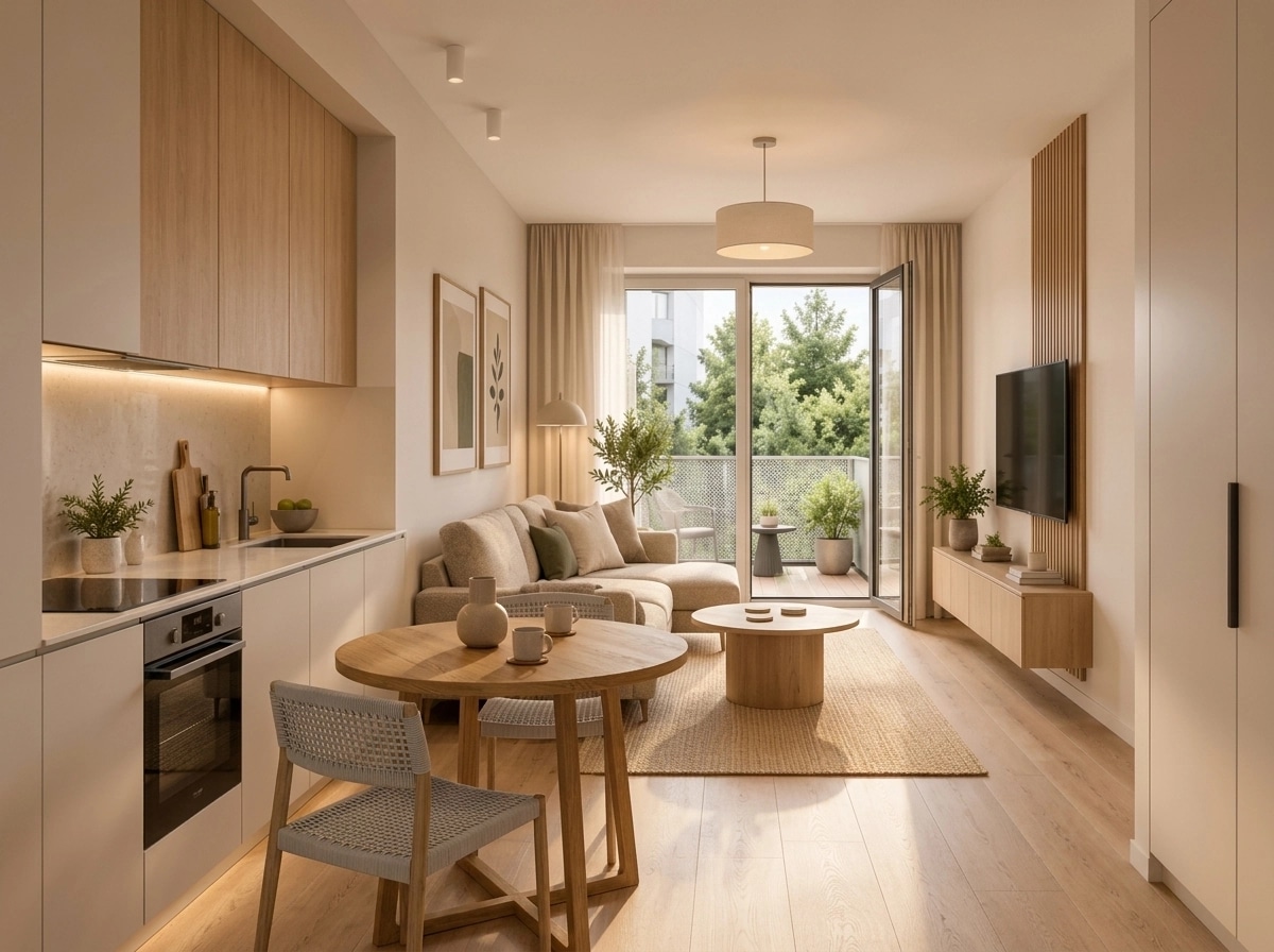 Scandinavian Living Room design — interior photo by GenRoom AI
