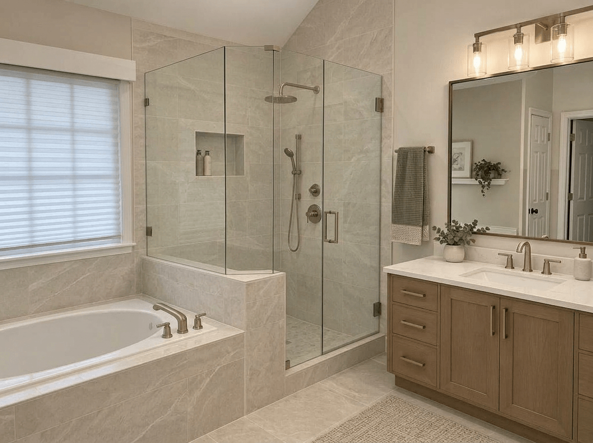Bathroom interior in no_style style — photo by GenRoom AI