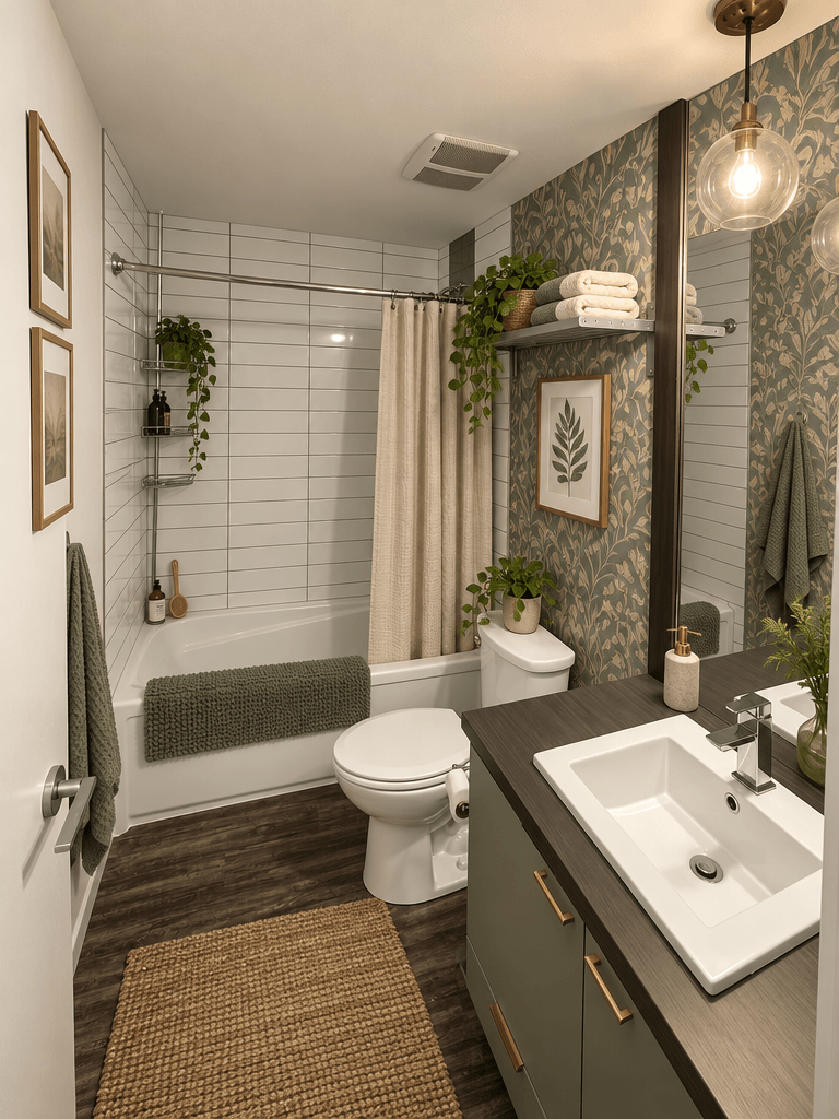 Interior design in Scandinavian style — Bathroom by GenRoom AI
