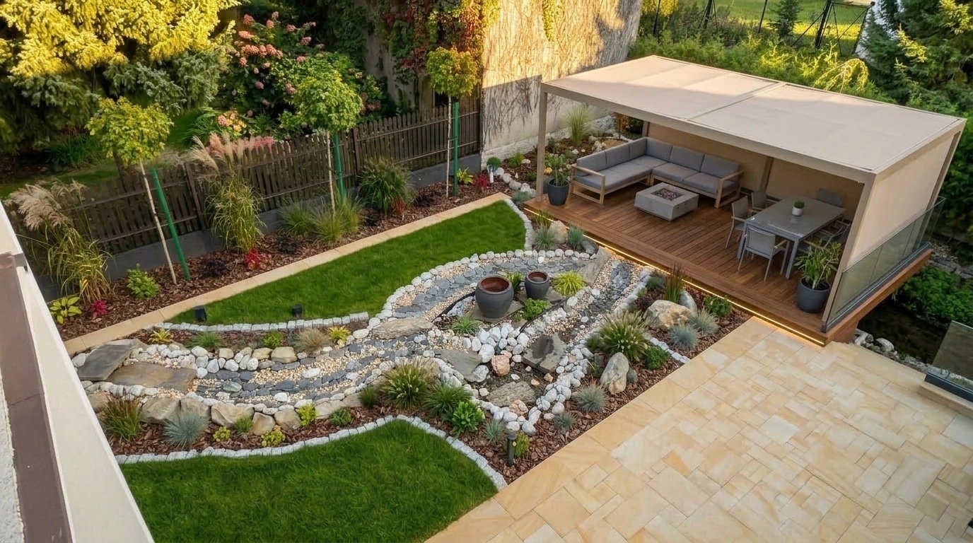 Contemporary Yard Yard design — yard photo by GenRoom AI