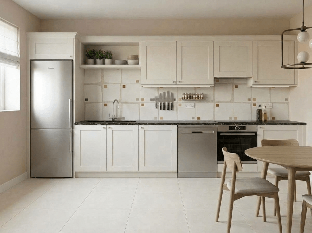 Kitchen interior in no_style style — photo by GenRoom AI