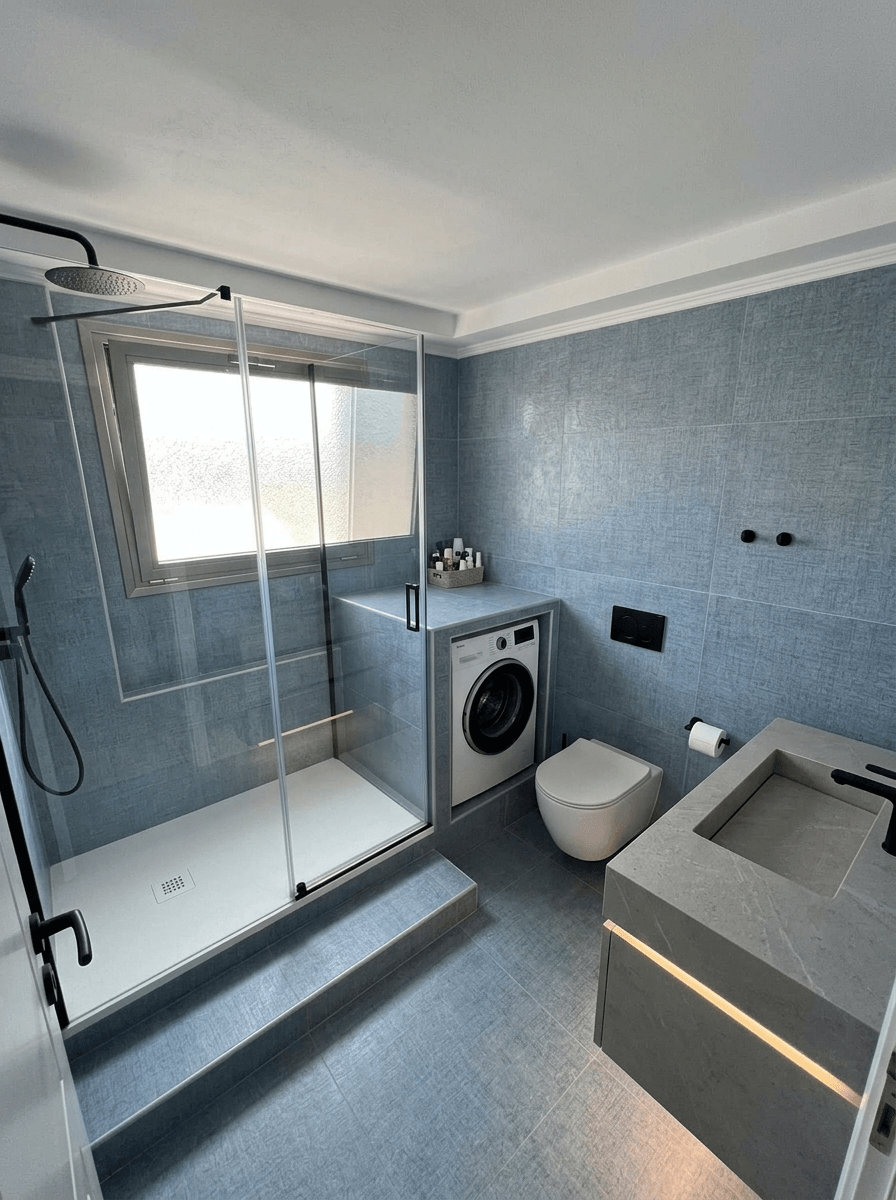 Bathroom interior in no_style style — photo by GenRoom AI