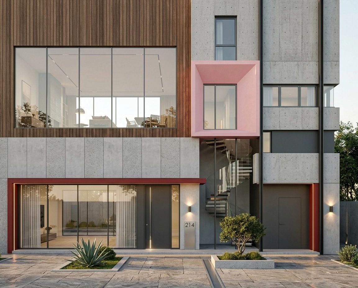 Minimalist Facade Facade design — facade photo by GenRoom AI
