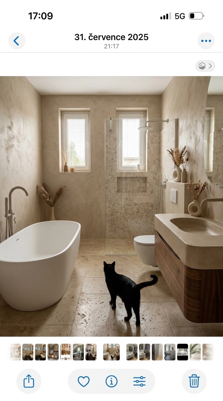 Bathroom interior in no_style style — photo by GenRoom AI