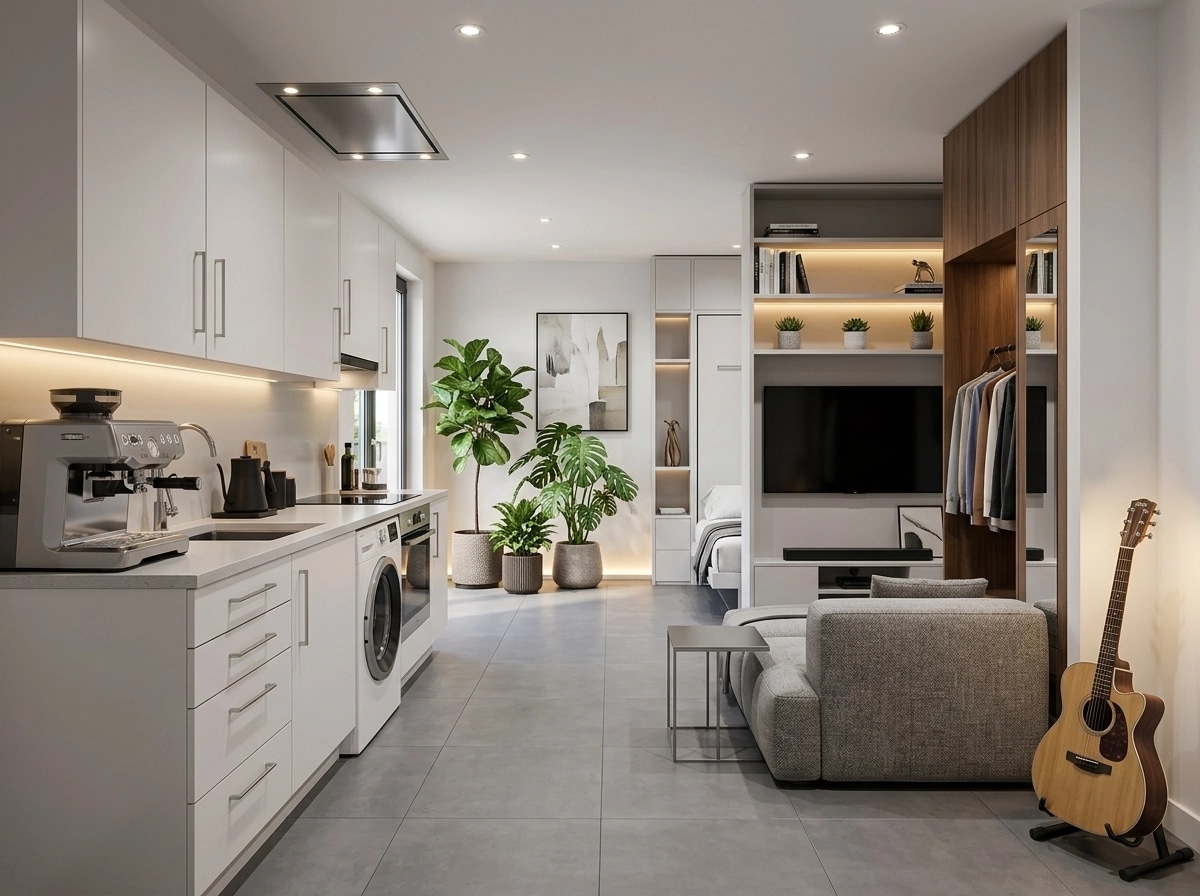 Interior design in Contemporary style — studio by GenRoom AI