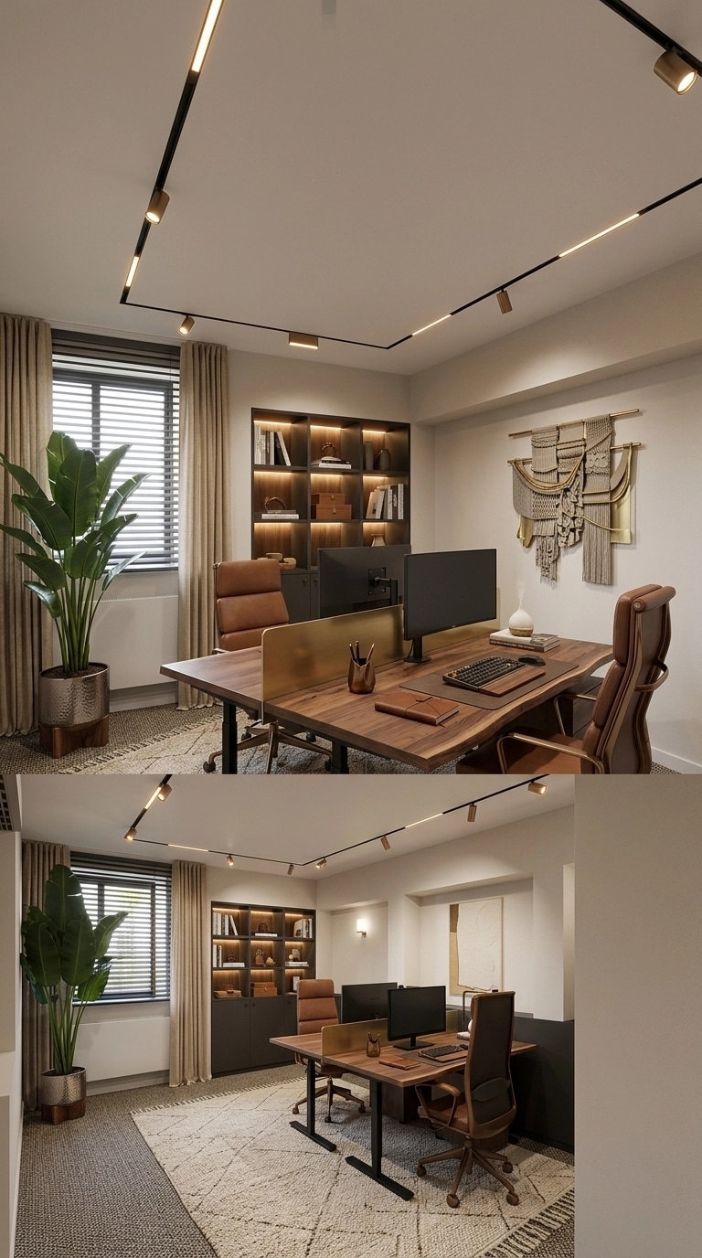 Office interior in Contemporary style — photo by GenRoom AI
