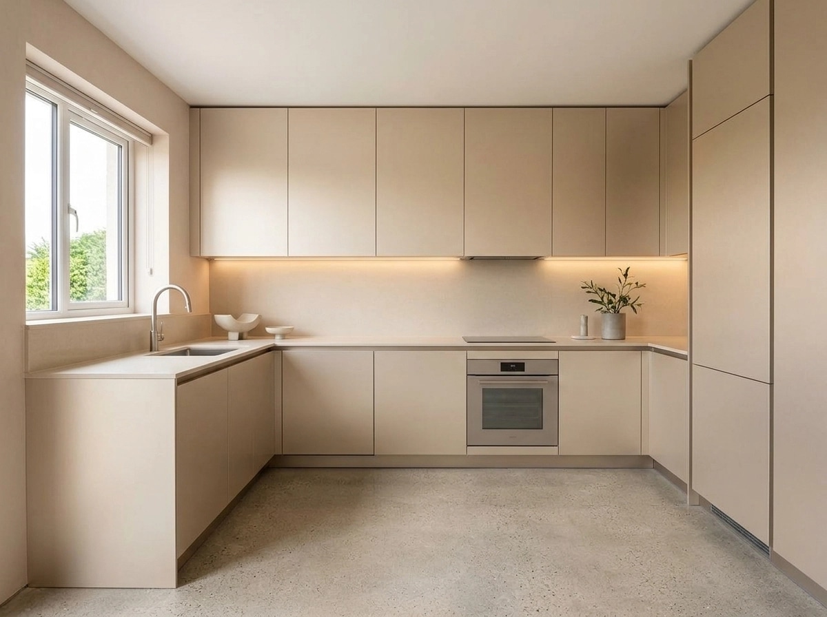 Minimalism Kitchen design — interior photo by GenRoom AI