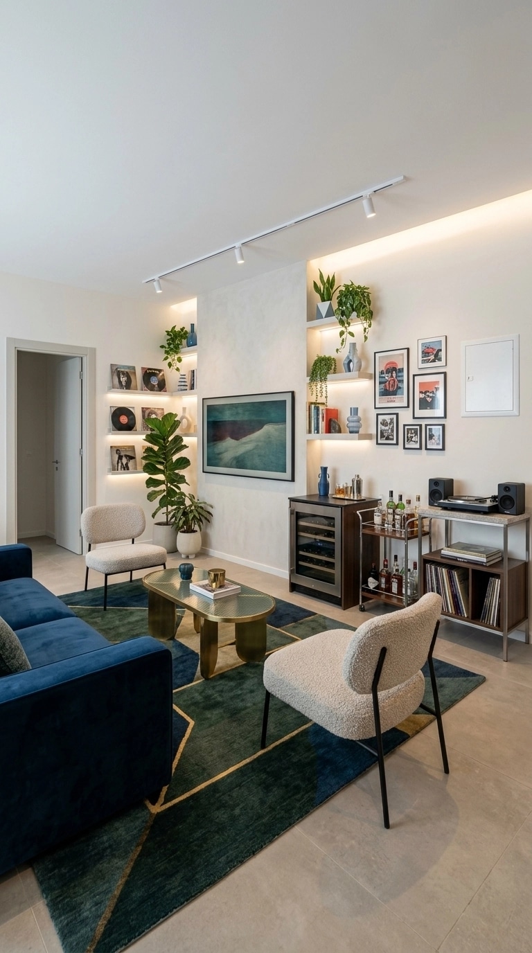 Interior design in Contemporary style — Living Room by GenRoom AI