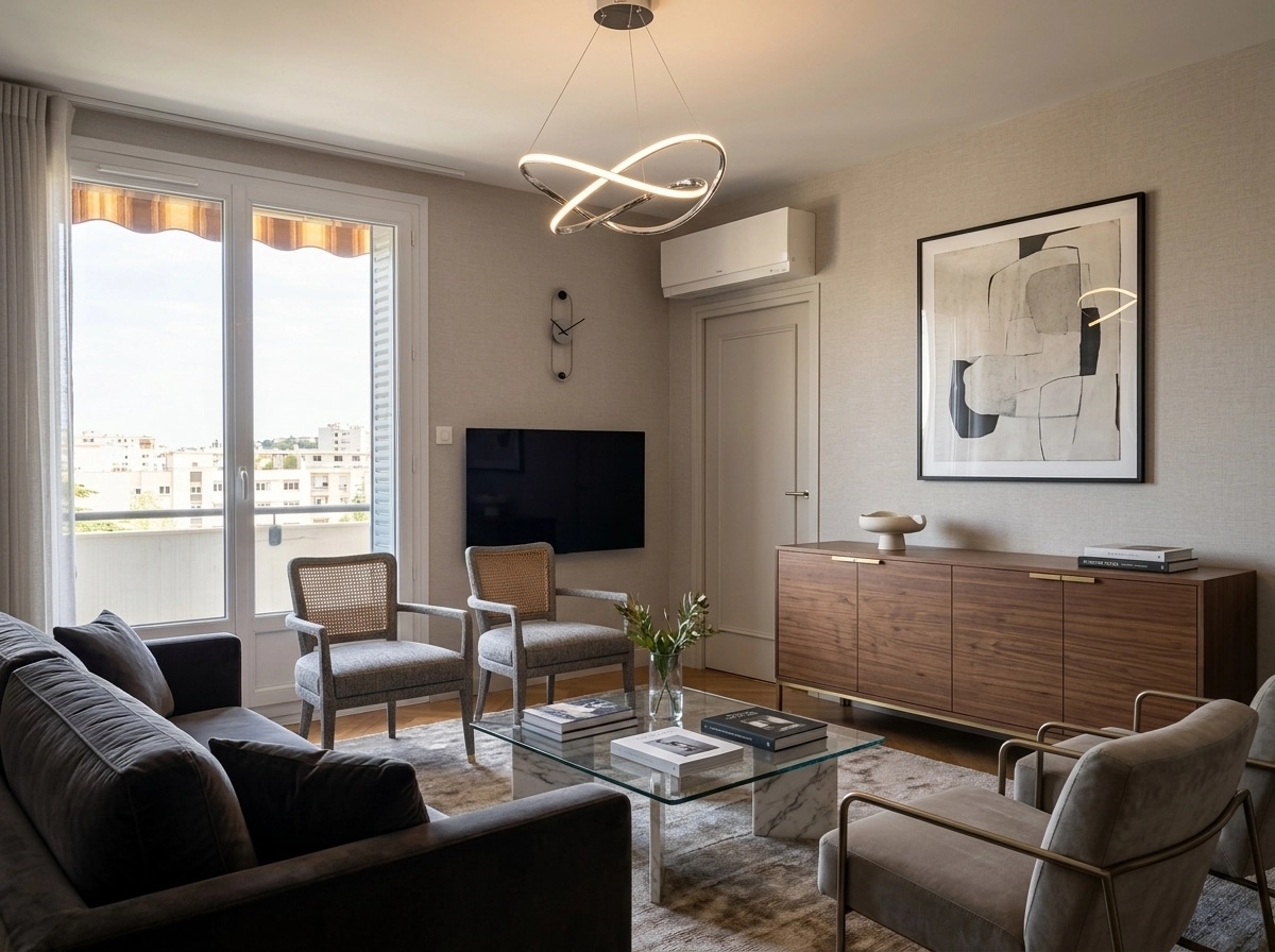 Interior design in Contemporary style — Living Room by GenRoom AI