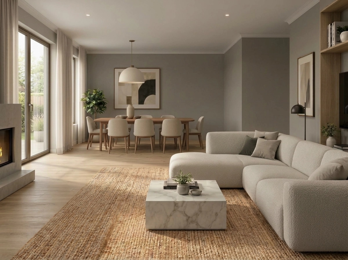 Interior design in Contemporary style — Living Room by GenRoom AI